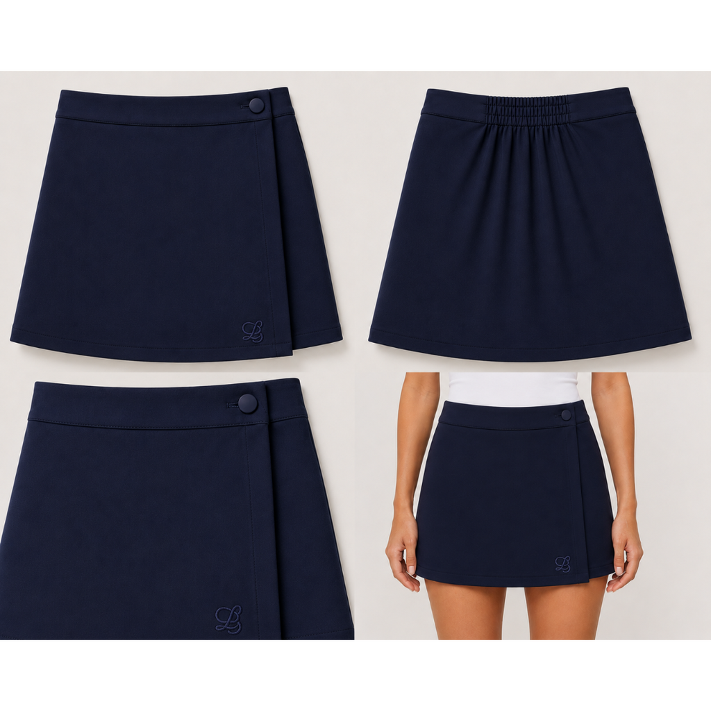 Bientôt disponible: The Heritage Skirt - Navy Peony